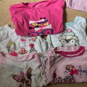 5 - 4T long sleeve shirts